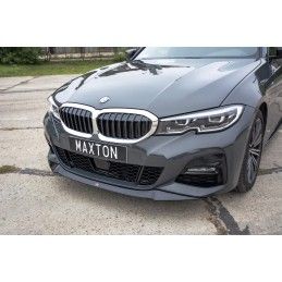 LAME AVANT MAXTON / SPLITTER V.1 BMW 3 G20 M-pack Noir Brillant