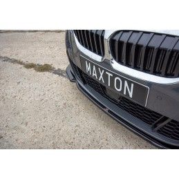 Maxton LAME DU PARE-CHOCS AVANT / SPLITTER V.2 BMW 3 G20 M-pack Gloss Black, BM-3-20-MPACK-FD2G Tuning.fr