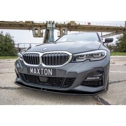 LAME AVANT MAXTON / SPLITTER V.3 BMW 3 G20 M-pack Noir Brillant