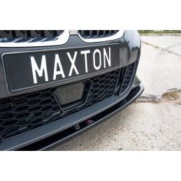 LAME AVANT MAXTON / SPLITTER V.3 BMW 3 G20 M-pack Noir Brillant