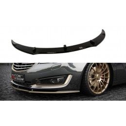 Maxton LAME DU PARE-CHOCS AVANT OPEL INSIGNIA MK1 APRES FACELIFT Gloss Black, OP-IS-1F-FD1G Tuning.fr