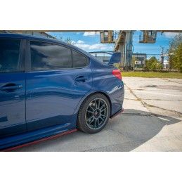 LAME ARRIERE MAXTON V.2 SUBARU WRX STI Noir Brillant + Rouge