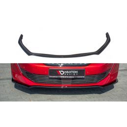 Maxton Lame du pare-chocs avant / Splitter V.1 Peugeot 508 Mk2 Gloss Black, PE-508-2-GT-FD1G Tuning.fr