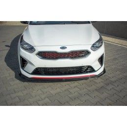 Maxton Lame du pare-chocs avant / Splitter V.2 Kia ProCeed GT Mk 3 Gloss Black, KI-CE-3-PRO-GT-FD2G Tuning.fr