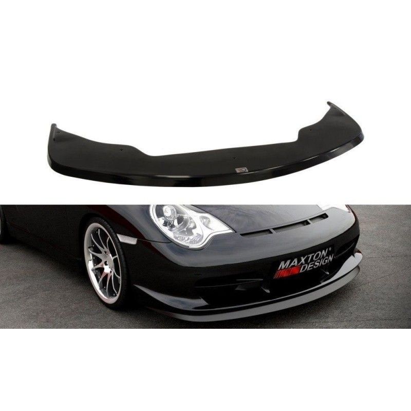 Maxton LAME DU PARE-CHOCS AVANT PORSCHE 911 GT3 (996) Gloss Black, PO-911-996-GT3-FD1G Tuning.fr