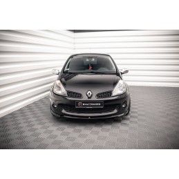 Maxton LAME DU PARE-CHOCS AVANT RENAULT CLIO III RS Gloss Black, RE-CL-3-RS-FD1G Tuning.fr