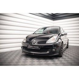 Maxton LAME DU PARE-CHOCS AVANT RENAULT CLIO III RS Gloss Black, RE-CL-3-RS-FD1G Tuning.fr