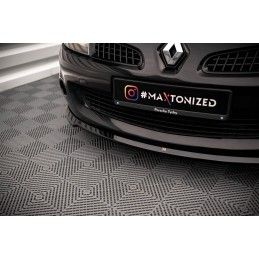 Maxton LAME DU PARE-CHOCS AVANT RENAULT CLIO III RS Gloss Black, RE-CL-3-RS-FD1G Tuning.fr