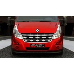 Maxton LAME DU PARE-CHOCS AVANT RENAULT MASTER MK3 Gloss Black, RE-MA-3-FD1G Tuning.fr