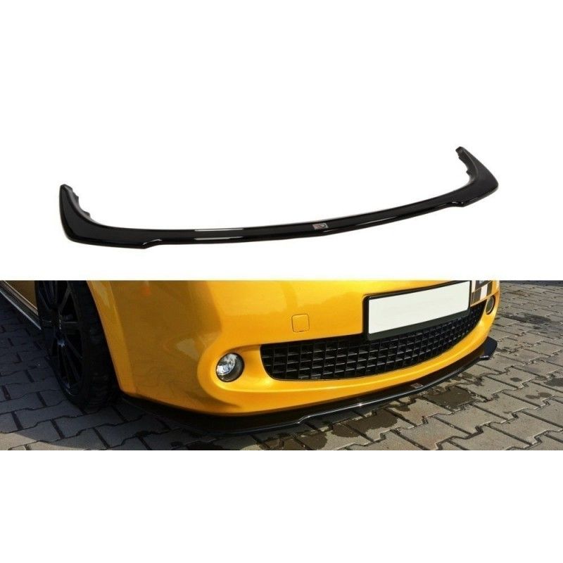 LAME AVANT MAXTON / SPLITTER RENAULT MEGANE II RS Noir Brillant