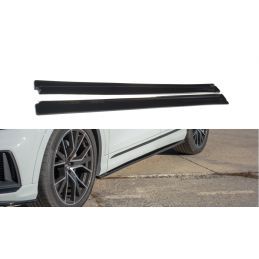 Maxton Set des diffeuseur des bas de caisse Audi Q8 S-line Gloss Black, AU-Q8-1-SLINE-SD1G Tuning.fr