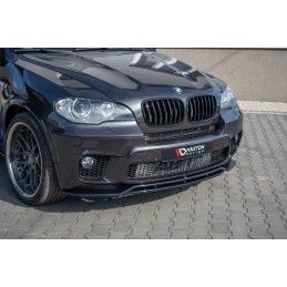 Maxton Lame du pare-chocs avant / Splitter BMW X5 E70 Facelift M-pack Gloss Black, BM-X5-70F-MPACK-FD1+FD1RG Tuning.fr