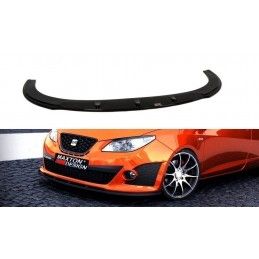 Maxton LAME DE PARE-CHOCS AVANT SEAT IBIZA IV CUPRA(6J) AVANT FACELIFT Gloss Black, SE-IB-4-CUPRA-FD1G Tuning.fr