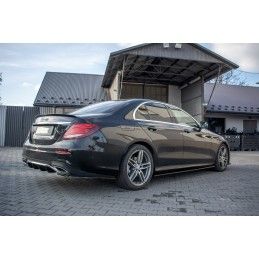 Maxton Rajout du pare-chocs arriere Mercedes-Benz E43 AMG / AMG-Line W213 Gloss Black, ME-E-213-AMGLINE-RS1G Tuning.fr