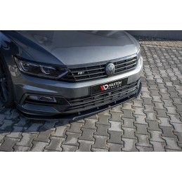 LAME AVANT MAXTON V.1 Volkswagen Passat R-Line B8 Noir Brillant