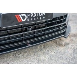 Maxton Lame du pare-chocs avant / Splitter V.2 Volkswagen Passat R-Line B8 Gloss Black, VW-PA-B8-RLINE-FD2G Tuning.fr