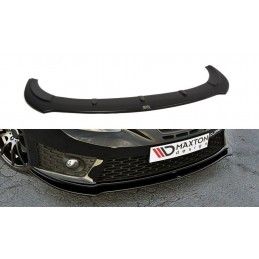 Maxton LAME DU PARE-CHOCS AVANT V.1 SEAT LEON MK2 CUPRA FR (APRES FACELIFT) Gloss Black, SE-LE-2F-FR-FD1G Tuning.fr