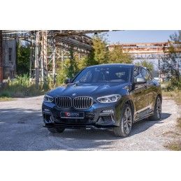 LAME AVANT MAXTON BMW X4 M-Pack G02 Noir Brillant