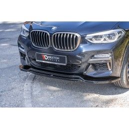 LAME AVANT MAXTON BMW X4 M-Pack G02 Noir Brillant