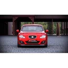 LAME AVANT MAXTON SEAT LEON MK2 (APRES FACELIFT) Noir Brillant