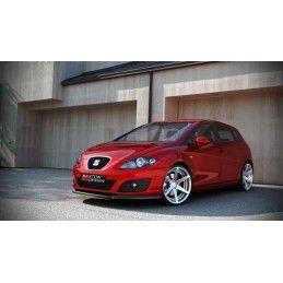 LAME AVANT MAXTON SEAT LEON MK2 (APRES FACELIFT) Noir Brillant