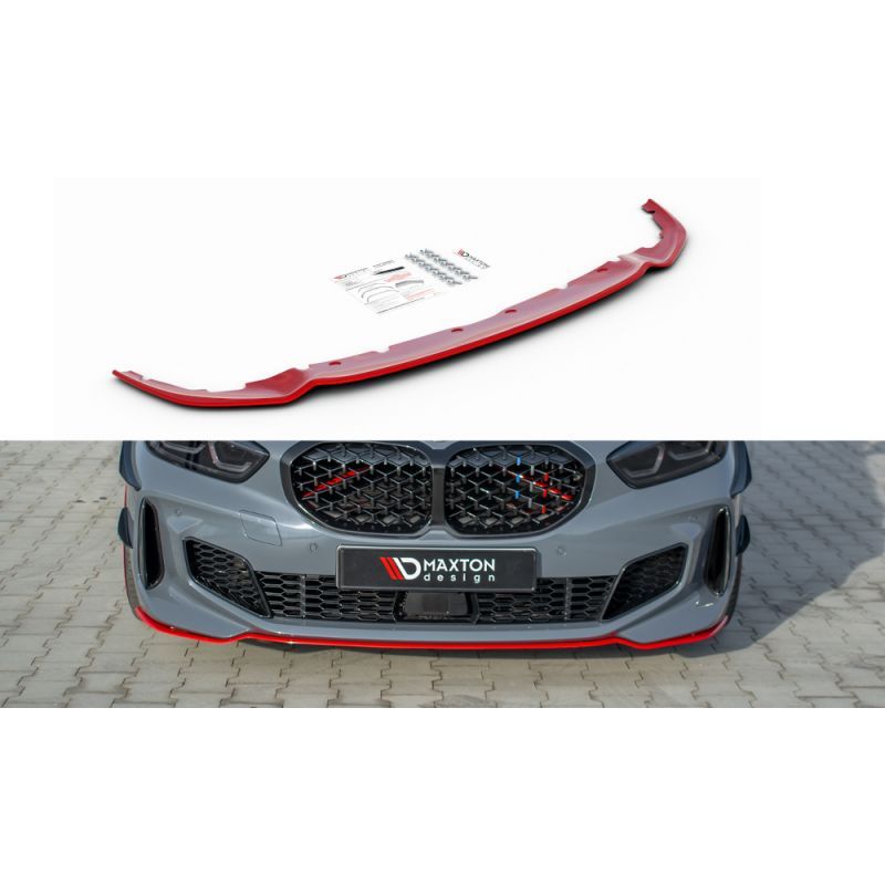 Maxton Lame Du Pare-Chocs Avant V.4 BMW 1 F40 M-Pack/ M135i, BM-1-40-MPACK-FD4RED Tuning.fr