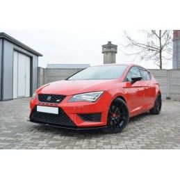 Maxton LAME DU PARE-CHOCS AVANT SEAT LEON III CUPRA / FR Gloss Black, SE-LE-3-FR-FD1G Tuning.fr