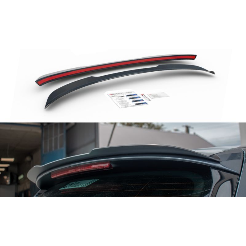 Maxton Spoiler Cap Seat Leon Mk3 Cupra ST Facelift Gloss Black, SE-LE-3F-CU-ST-CAP1G Tuning.fr