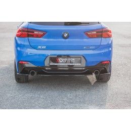 Central Arriere Splitter BMW X2 F39 M-Pack Noir Brillant