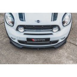 Maxton Lame Du Pare-Chocs Avant Mini Countryman Mk1 JCW Gloss Black, MC-CO-S-1-FD1G Tuning.fr