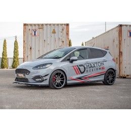 Maxton Rajouts Des Bas De Caisse V.3 Ford Fiesta Mk8 ST / ST-Line Gloss Black, FO-FI-8-ST-SD2G Tuning.fr