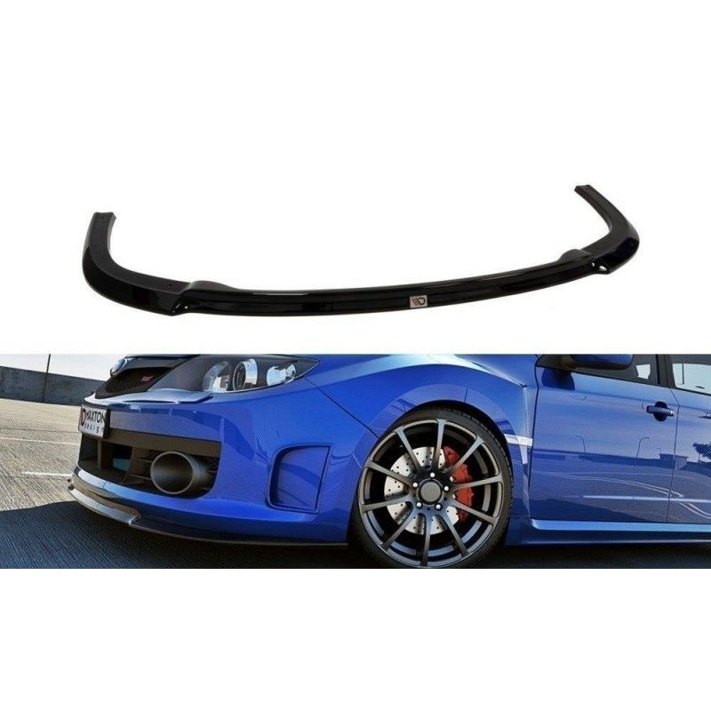 Maxton Lame / Splitter v.1 Subaru Impreza WRX STI 2009-2011 Gloss Black, SU-IM-3-WRX-STI-FD1G Tuning.fr