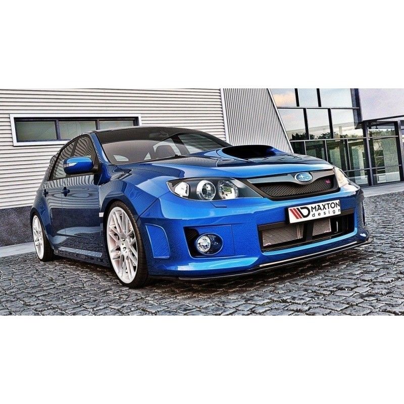 Maxton Lame / Splitter Subaru Impreza WRX STI 2011-2014 Gloss Black, SU-IM-3F-WRX-STI-FD1G Tuning.fr