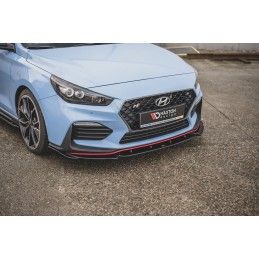 Maxton Lame Du Pare-Chocs Avant V.5 Hyundai I30 N Mk3 Hatchback/ Fastback Gloss Black, HY-I30-3-N-FD5G Tuning.fr