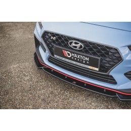 Maxton Lame Du Pare-Chocs Avant V.5 Hyundai I30 N Mk3 Hatchback/ Fastback Gloss Black, HY-I30-3-N-FD5G Tuning.fr