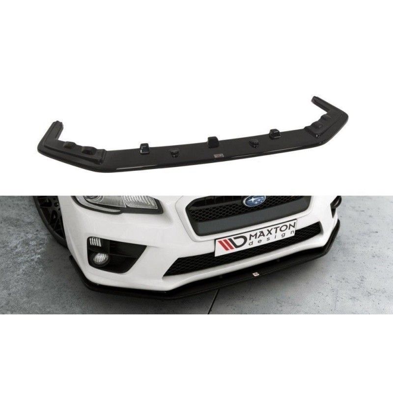 Maxton LAME DU PARE-CHOCS AVANT v.2 SUBARU WRX STI Gloss Black, SU-IM-4-WRX-STI-FD2G Tuning.fr