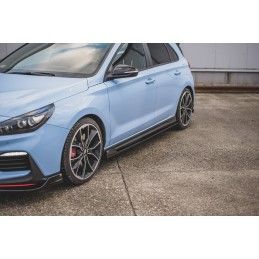 Maxton Rajouts Des Bas De Caisse V.5 Hyundai I30 N Mk3 / Mk3 FL Hatchback/ Fastback Gloss Black, HY-I30-3-N-SD4G Tuning.fr