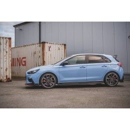 Maxton Rajouts Des Bas De Caisse V.5 Hyundai I30 N Mk3 / Mk3 FL Hatchback/ Fastback Gloss Black, HY-I30-3-N-SD4G Tuning.fr