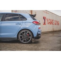 Maxton Lame Du Pare-Chocs Arriere V.3 Hyundai I30 N Mk3 Hatchback Gloss Black, HY-I30-3-N-RSD3G Tuning.fr