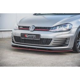 Maxton Sport Durabilité Lame Du Pare-Chocs Avant / Splitter VW Golf 7 GTI Black, VWGO7GTICNC-FD2B Tuning.fr