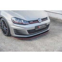 Maxton Sport Durabilité Lame Du Pare-Chocs Avant / Splitter VW Golf 7 GTI Black, VWGO7GTICNC-FD2B Tuning.fr