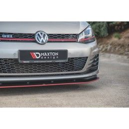 Maxton Sport Durabilité Lame Du Pare-Chocs Avant / Splitter VW Golf 7 GTI Black, VWGO7GTICNC-FD2B Tuning.fr