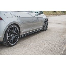 Sports Durabilité Rajouts Des Bas De Caisse MAXTON Pour VW Golf 7 GTI Rouge