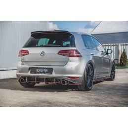 Sports Durabilité Rajouts Des Bas De Caisse MAXTON Pour VW Golf 7 GTI Rouge