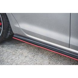 Sports Durabilité Rajouts Des Bas De Caisse MAXTON Pour VW Golf 7 GTI Rouge