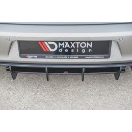 Maxton Sport Durabilité Central Diffuseur Arriere V.1 VW Golf 7 GTI Black, VWGO7GTICNC-RS1B Tuning.fr