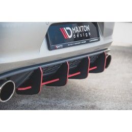 Maxton Sport Durabilité Central Diffuseur Arriere V.1 VW Golf 7 GTI Black, VWGO7GTICNC-RS1B Tuning.fr