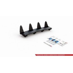 Maxton Sport Durabilité Central Diffuseur Arriere V.1 VW Golf 7 GTI Black, VWGO7GTICNC-RS1B Tuning.fr