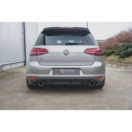 Sport Durabilité Central Diffuseur Arriere V.2 VW Golf 7 GTI Noir