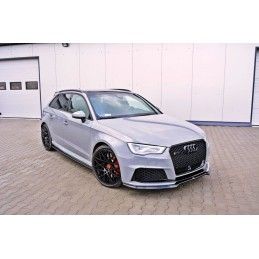 LAME AVANT MAXTON V.1 Audi RS3 8V Sportback Noir Brillant